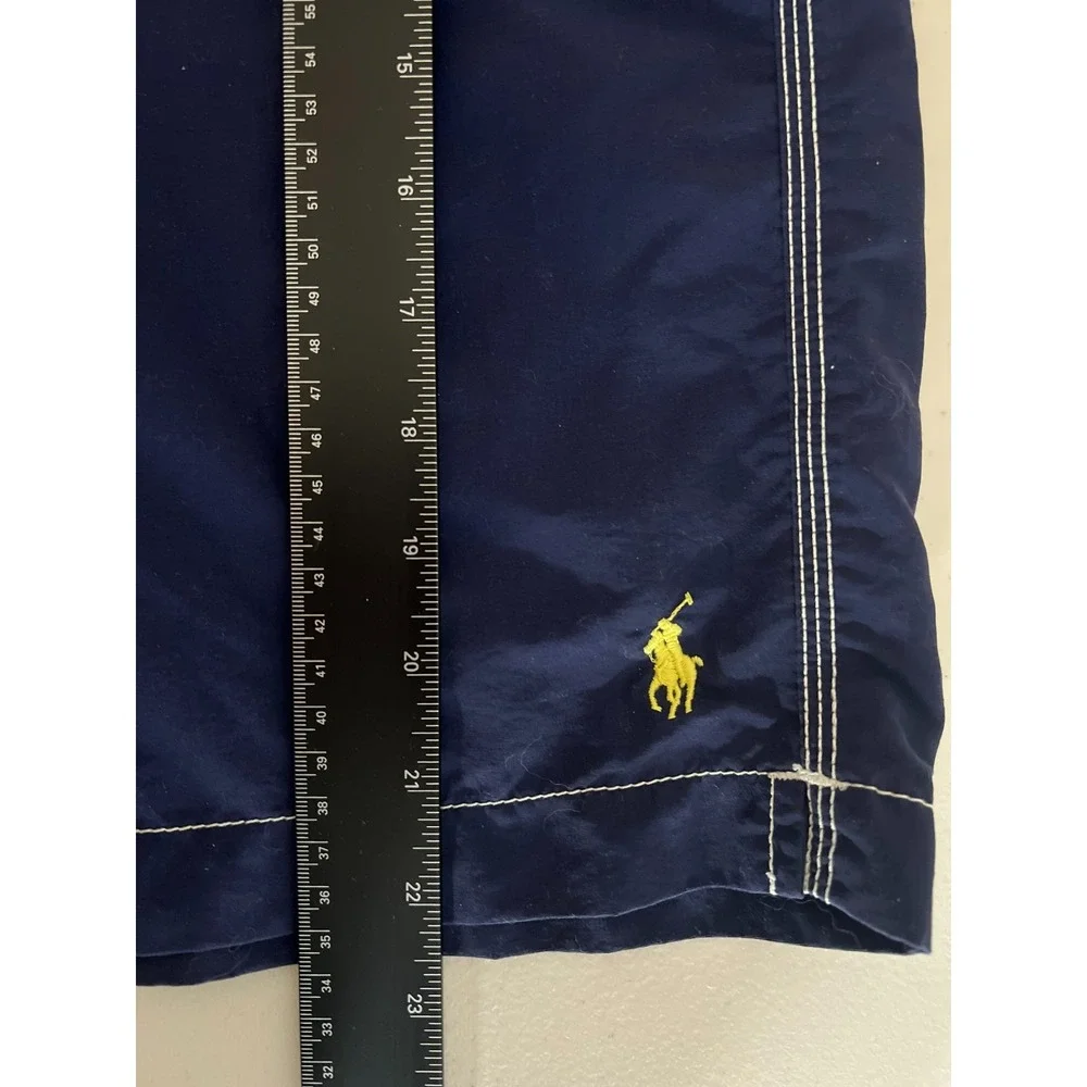 Polo Ralph Lauren XL Marine Blue Board Short Lined Swimsuit Trunks Swimwear